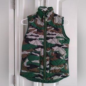 NWT J. Crew Camo Vest